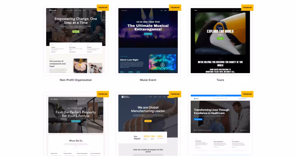 Spectra Landing Page Template