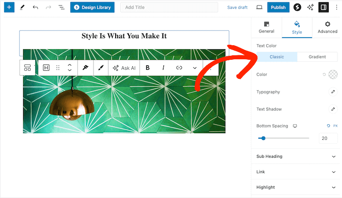 customizing-text-wordpress