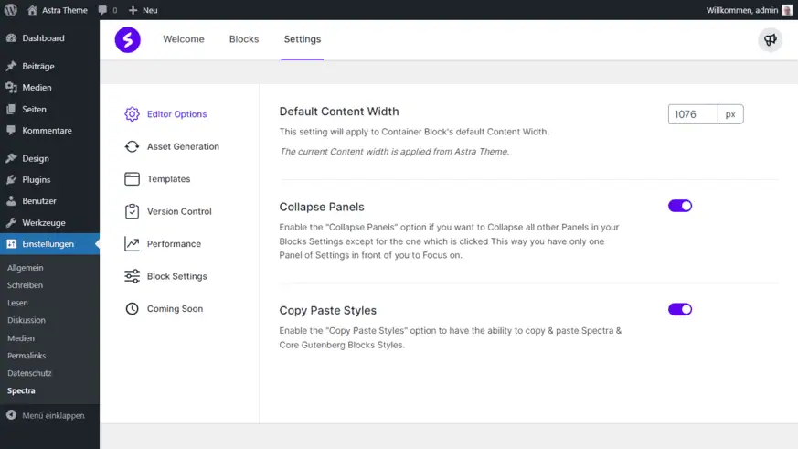 spectra-editor-options