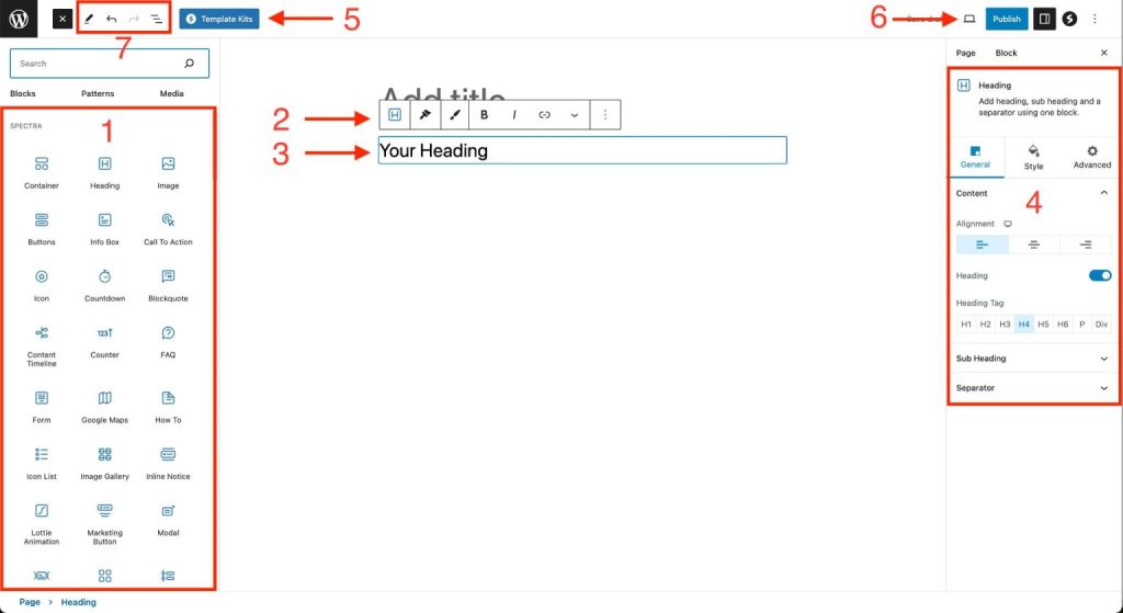 Spectra Pro Block Editor