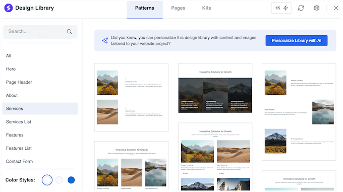 Spectra Pro Template Library